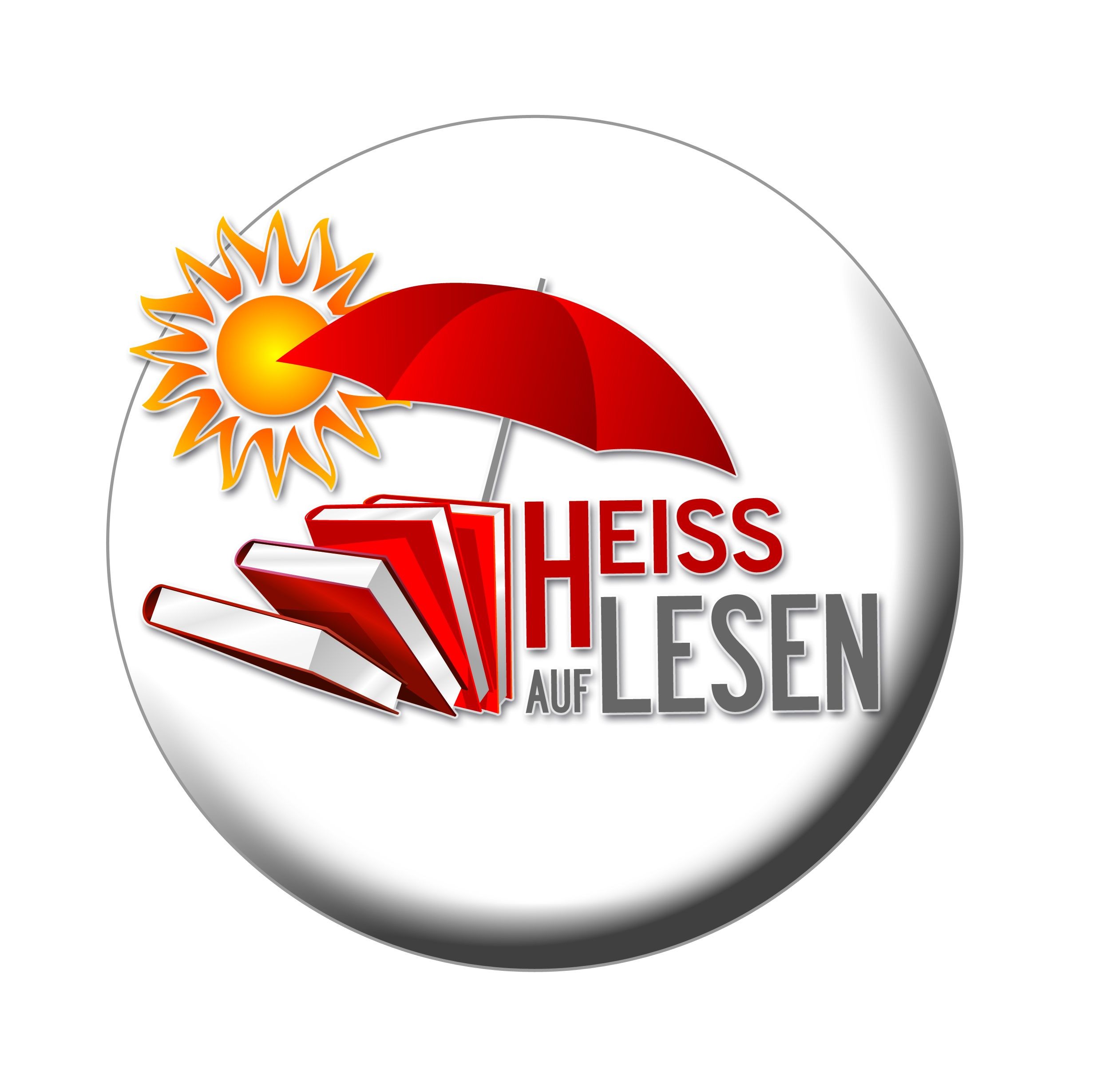  Logo der Sommerleseclubaktion HEISS AUF LESEN 