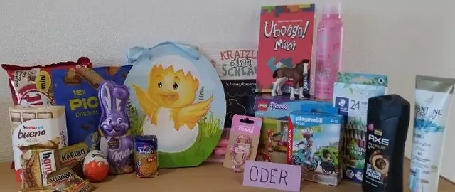 Lebensmittel für die Ostertüte